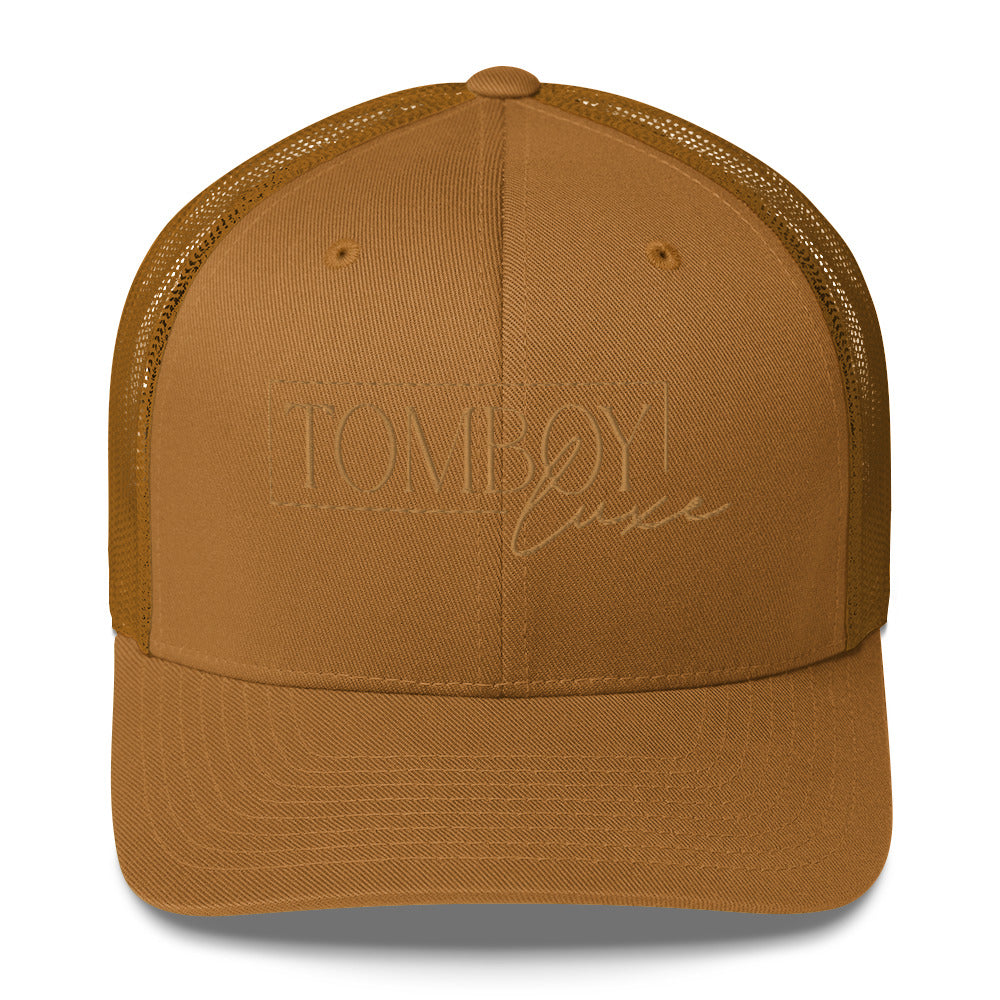 Luxe Trucker Cap Gold