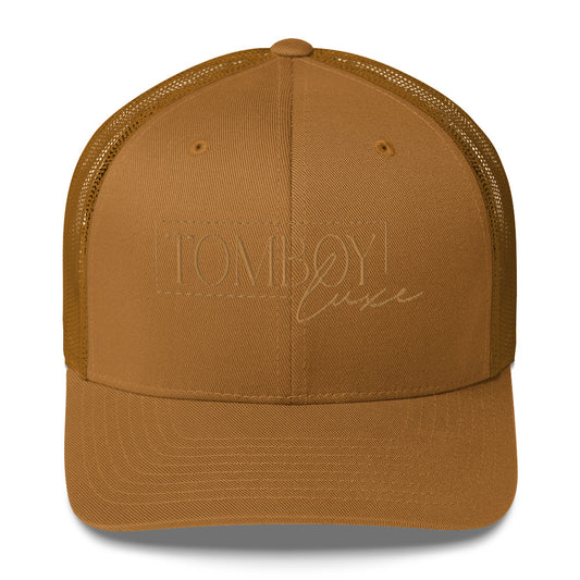 Luxe Trucker Cap Gold